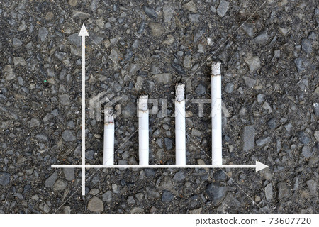 Cigarette graph-up / rise 73607720