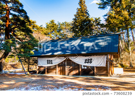 Ruins of Sanada's building in Ueda City, Nagano Prefecture 73608239