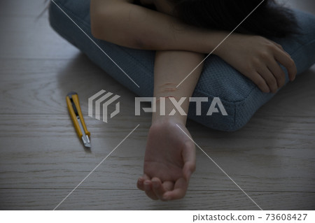 Wrist cut image 73608427