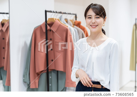 Apparel female clerk image Apparel female clerk image 73608565