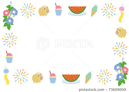 Summer material frame card 73609009