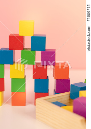 children's toys made from natural material. wood toys for developmental. colorful wood toys and toys for cognitive rehabilitation   73609715