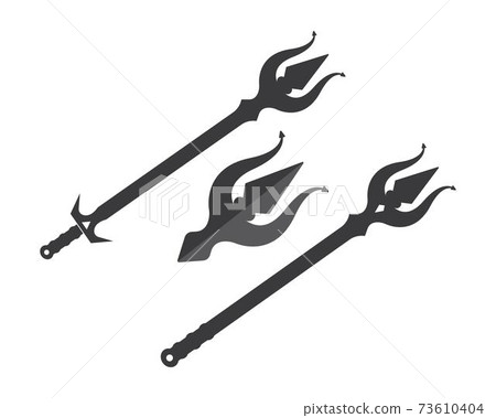 Trident Logo Template vector icon illustration Trident Logo Template vector icon illustration 73610404