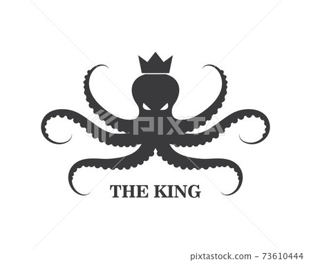 octopus icon logo vector illustration design 73610444