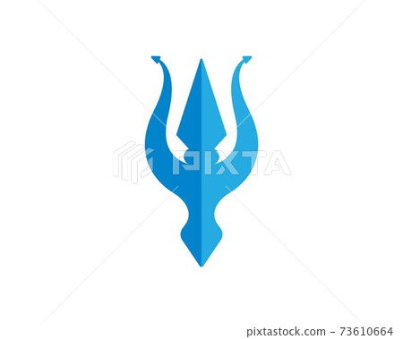 Trident Logo Template vector icon illustration Trident Logo Template vector icon illustration 73610664