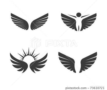 wing logo symbol icon vector illustration 73610721