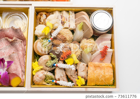 Western style new year dishes 73611776