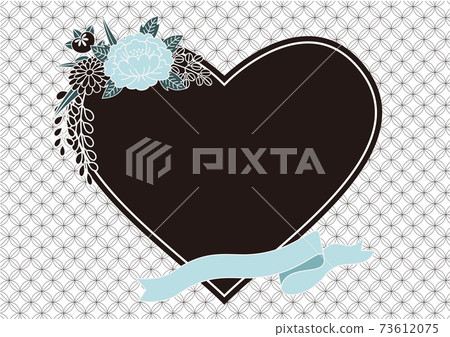 Fashionable Japanese-style heart-shaped frame Fashionable Japanese-style heart-shaped frame 73612075