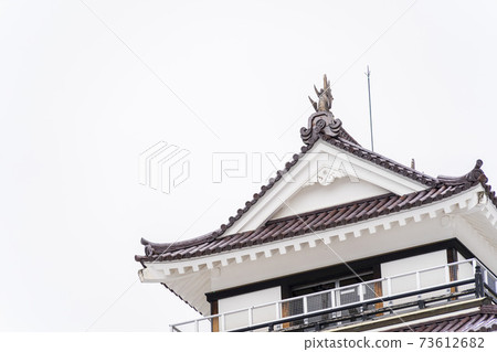 Tsuruga Castle (Wakamatsu Castle) in winter, Aizuwakamatsu City, Fukushima Prefecture Tsuruga Castle (Wakamatsu Castle) in winter, Aizuwakamatsu City, Fukushima Prefecture 73612682