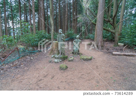 Mountain peak of Kanagatake 73614289