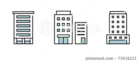 建築圖設置圖標高層建築建築群商務酒店公寓 73616221