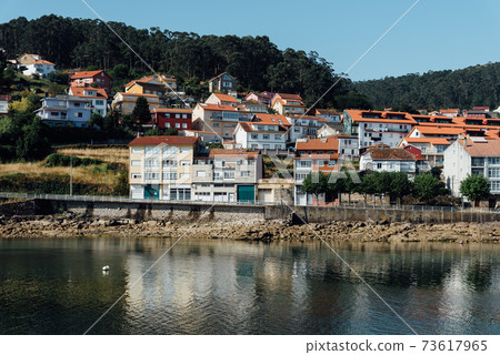 Beautiful view of the harbour of Muros a fisherman village 73617965