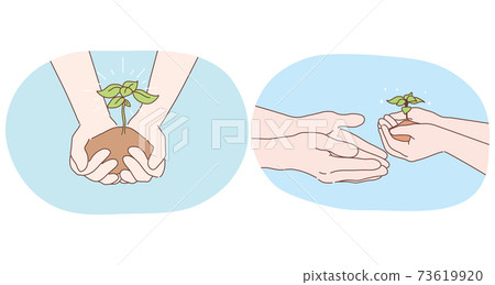 Ecology, environment protection and gardening concept Ecology, environment protection and gardening concept 73619920