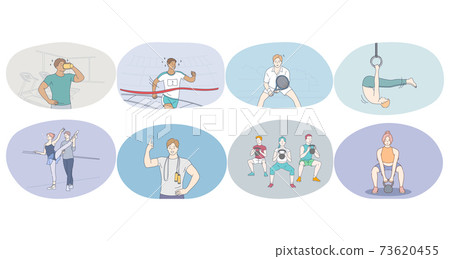 Professional sport, workout, training concept 73620455