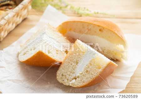 長野縣的當地美食牛奶麵包 長野縣的當地美食牛奶麵包 73620589