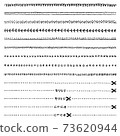 Handwritten ruled line set 73620944