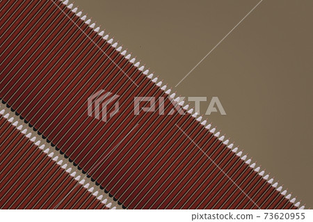 Pattern of brown pencils. 73620955