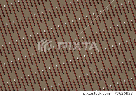 Pattern of brown pencils. 73620958