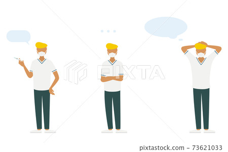 Nurse pose illustration, 3 sets Nurse pose illustration, 3 sets 73621033
