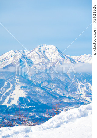 Scenery from the ski resort Mt. Myoko / Winter 73621926