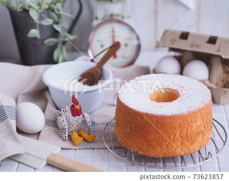 Chiffon cake cooking material Chiffon cake cooking material 73623857