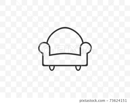 ArmChair, furniture icon. Vector illustration, flat design. ArmChair, furniture icon. Vector illustration, flat design. 73624151
