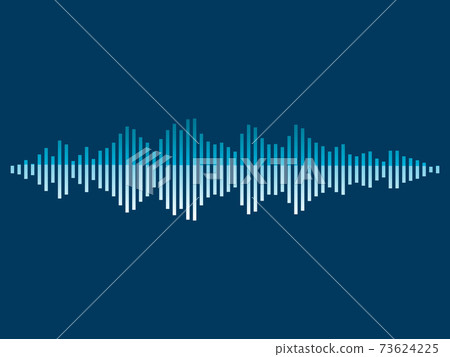 Abstract background music sound wave. Vector illustration Abstract background music sound wave. Vector illustration 73624225