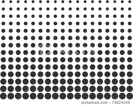Halftone, circles, dots, transition pattern. Vector illustration. 73624249