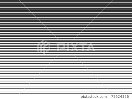 Horizontal lines, linear halftone. Pattern with horizontal stripes. Vector illustration. Horizontal lines, linear halftone. Pattern with horizontal stripes. Vector illustration. 73624326