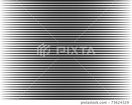 Horizontal lines, linear halftone. Pattern with horizontal stripes. Vector illustration. 73624329