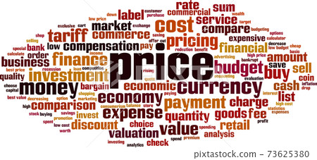 Price word cloud Price word cloud 73625380