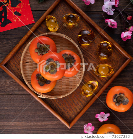 Persimmon chinese new year new year red envelope persimmon chinese new year あまかき sweet persimmon Persimmon chinese new year new year red envelope persimmon chinese new year あまかき sweet persimmon 73627223