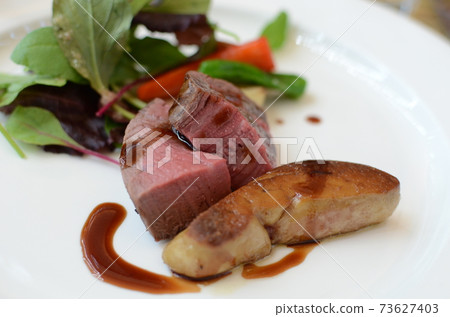 婚禮全過程肉牛排和foagra 73627403
