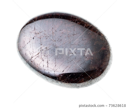 polished pyrope garnet gem stone cutout on white polished pyrope garnet gem stone cutout on white 73628618