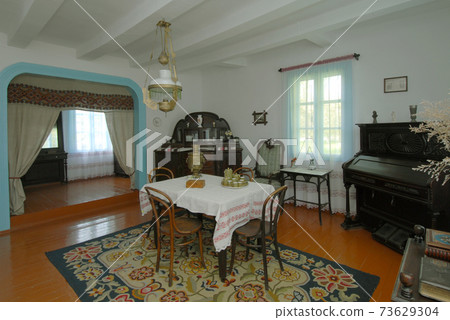 Living room in gray house - Lesya Ukrainka building in Kolodiazhne Living room in gray house - Lesya Ukrainka building in Kolodiazhne 73629304