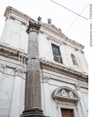 column and Basilica di Sant'Alessandro in Colonna 73629468