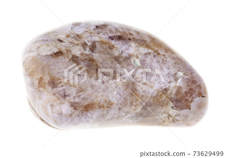 tumbled Ussingite gemstone on white 73629499