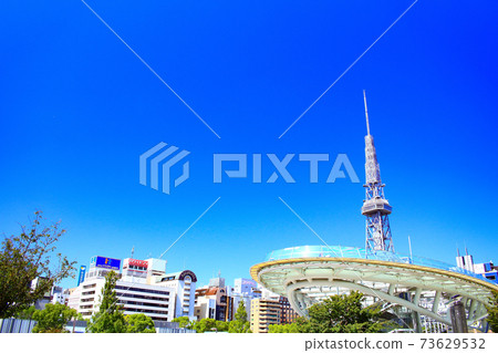 名古屋市電視塔和綠洲21的風景 名古屋市電視塔和綠洲21的風景 73629532