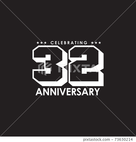 32nd year celebrating anniversary logo design 32nd year celebrating anniversary logo design 73630214