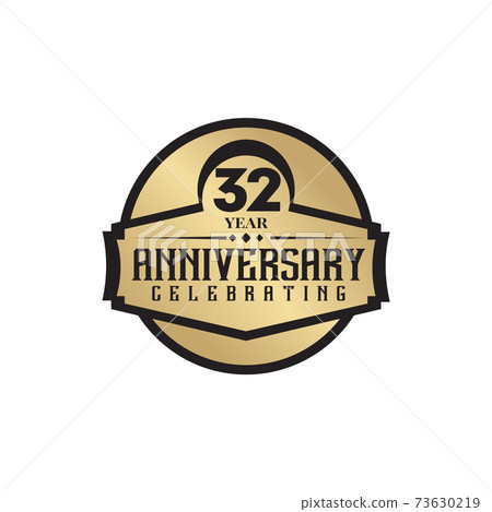 32nd year celebrating anniversary logo design 32nd year celebrating anniversary logo design 73630219