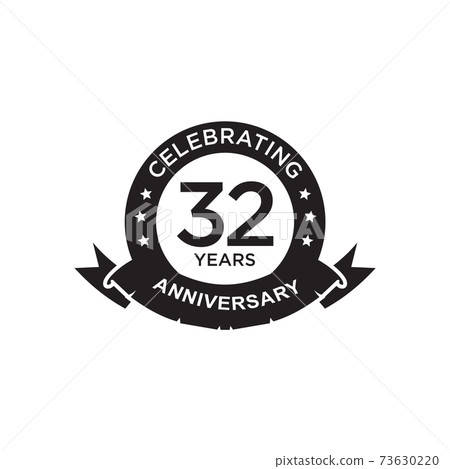 32nd year celebrating anniversary logo design 32nd year celebrating anniversary logo design 73630220