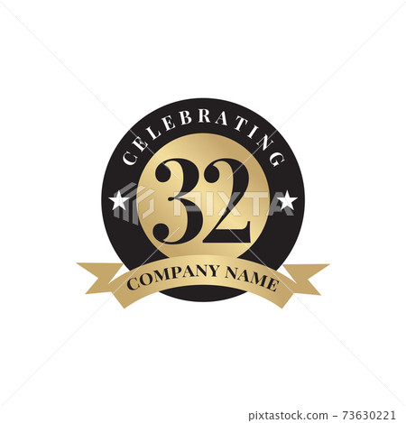 32nd year celebrating anniversary logo design 32nd year celebrating anniversary logo design 73630221