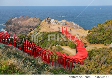 Torii of Motonosumi Shrine, Nagato City, Yamaguchi Prefecture Torii of Motonosumi Shrine, Nagato City, Yamaguchi Prefecture 73630442
