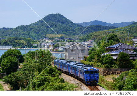 Kiha 66/67系列4廂火車部分快速海邊班輪 Kiha 66/67系列4廂火車部分快速海邊班輪 73630703