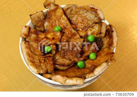 Pork bowl, butadon, pancho 73630709