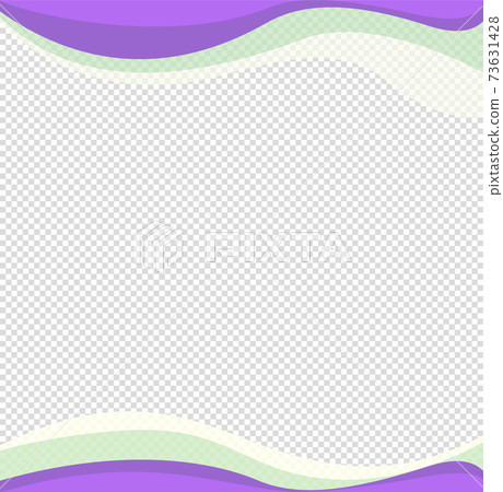 Wavy frame design element. Decor for brochure, banner, flyer. Color wave, curve line. Vector Wavy frame design element. Decor for brochure, banner, flyer. Color wave, curve line. Vector 73631428