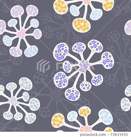 Seamless pattern cartoon bacteria biology organisms. Virus infection epidemic sick. Medical genetics bacteriological Microorganism. Seamless pattern cartoon bacteria biology organisms. Virus infection epidemic sick. Medical genetics bacteriological Microorganism. 73631435