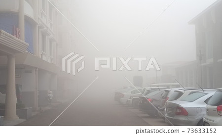 The road that extends into the fog The road that extends into the fog 73633152