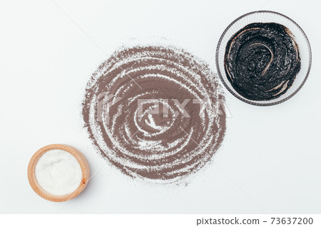 Homemade cosmetic products ingredients for body scrub Homemade cosmetic products ingredients for body scrub 73637200