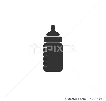 Baby Bottle icon. Vector illustration, flat design. Baby Bottle icon. Vector illustration, flat design. 73637399